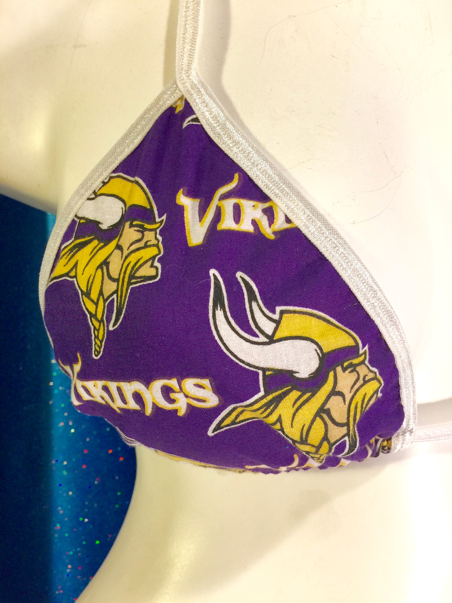 Custom Made Minnesota Vikings thong bikini set / forrado para Etsy