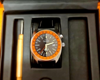 Glycine Airman Sst 06 Pumpkin Watch