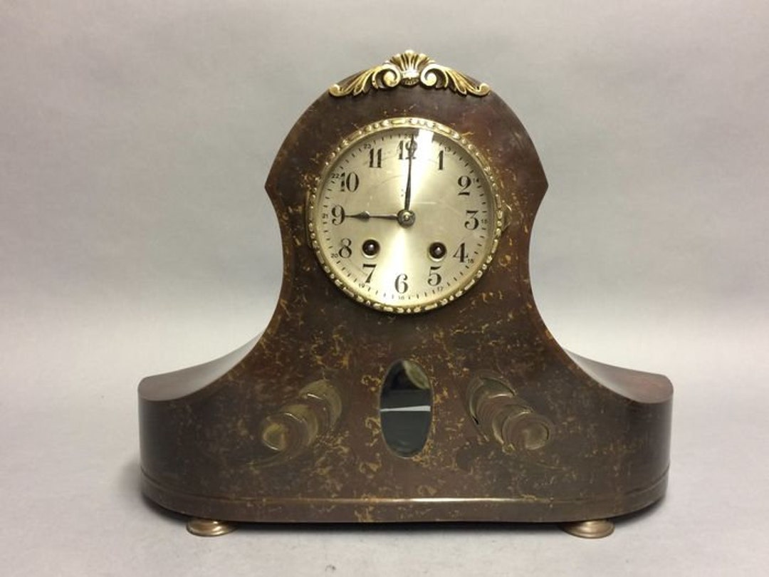 Brass Pendulum Clock Etsy