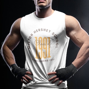 MHS | Class of 1991 | Homecoming 2021 Sleeveles Muscle Tank | Customized MHS 30th Class Reunion Shirt