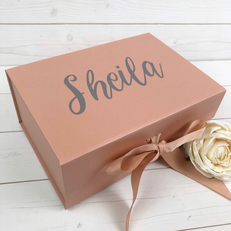 Personalised Name Keepsake Box Bride Bridesmaid Wedding Etsy