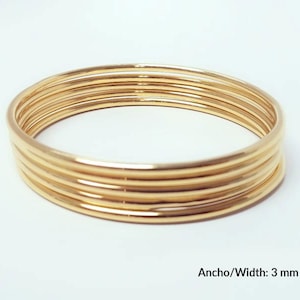 Armbanden voor ochun van roestvrij staal met echt 14 kt goudlaag