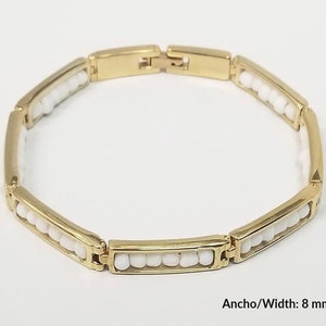 Bangle of Obatala in Stainless Steel with Real 14 K Gold plating