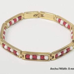 Bangle of Shango in Stainless Steel with Real 14 K Gold plating