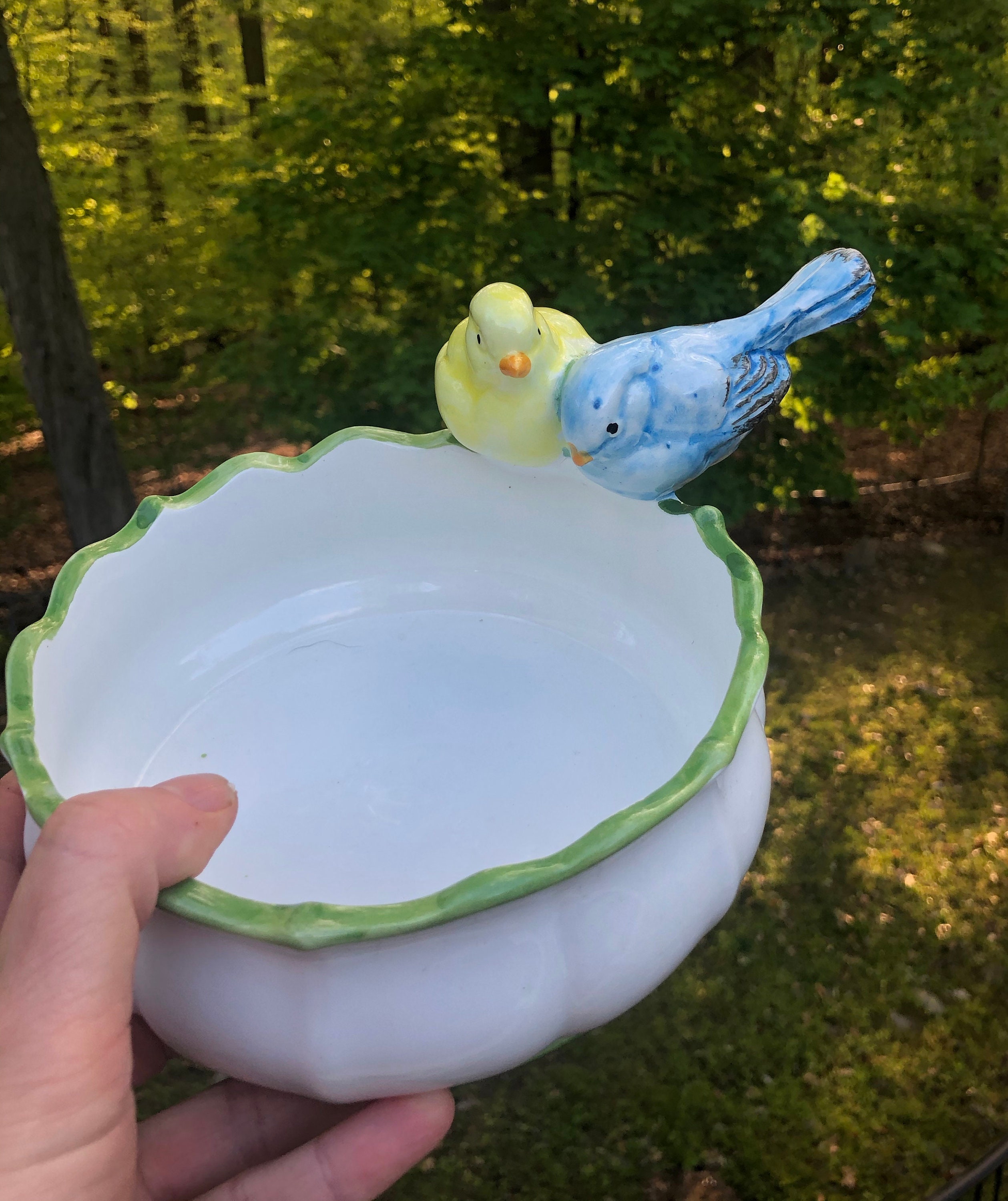 Vintage Bird Bowl Candy Dish Trinket Dish Unusual and Etsy