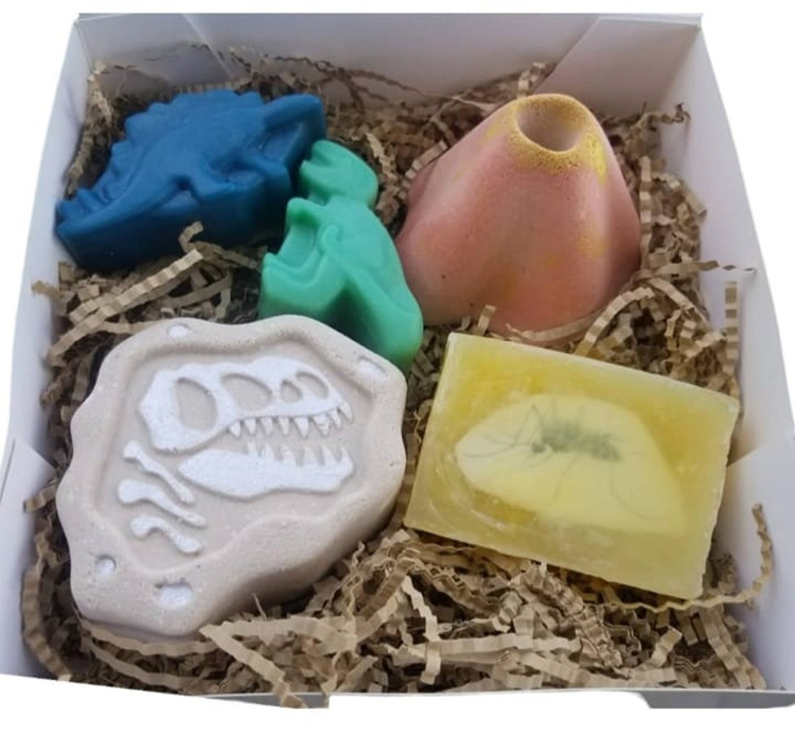 Jurassic Park Themed. Dinosaur Bath Bomb Pack. Volcano Bath Bomb