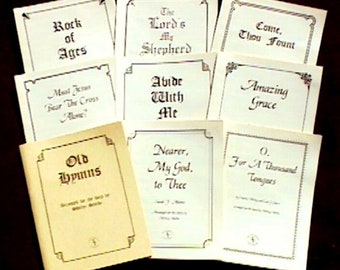 Old Hymns for Harp and Voice, 8-Piece Set, No Jacket Cover