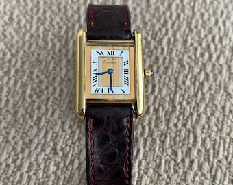 Cartier Vermeil Tank Argent 925
