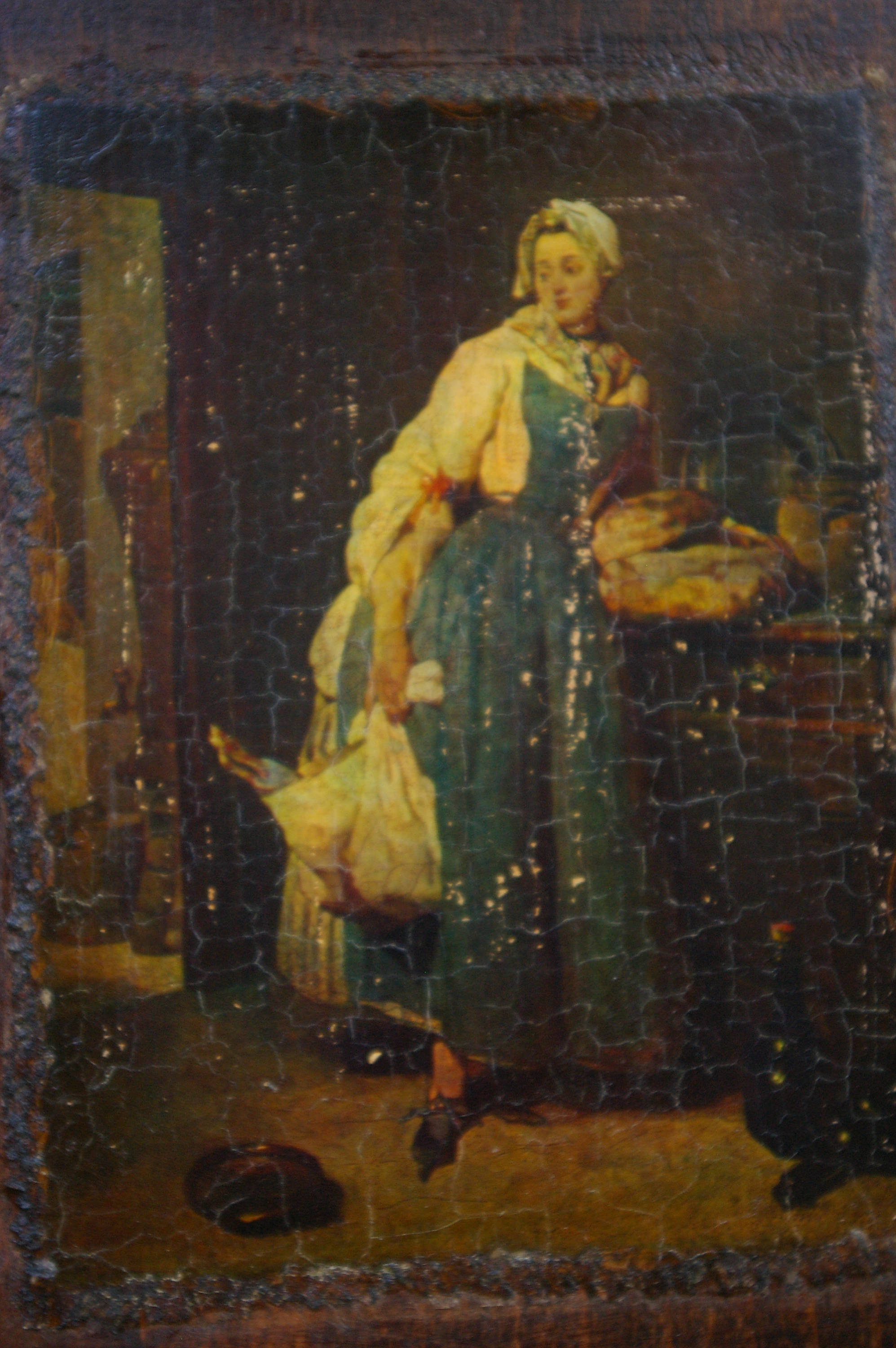 Peinture sur Bois Sculpté