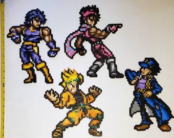 Jojo Menacing Letter Perler Bead Pattern, Bead Sprites