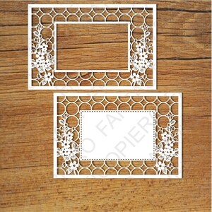 Ornamental Frame (3) SVG files for Silhouette Cameo and Cricut. Ornamental Frame clipart PNG transparent included.