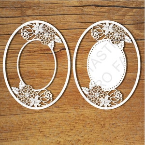 Ornamental Frame (10) SVG files for Silhouette Cameo and Cricut. Ornamental Frame clipart PNG transparent included.