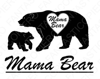 Mama Bear SVG Files For Silhouette Cameo And Cricut Clipart PNG Transparent Included Mama Bear SVG Files For Silhouette Cameo And Cricut Clipart PNG Transparent Included