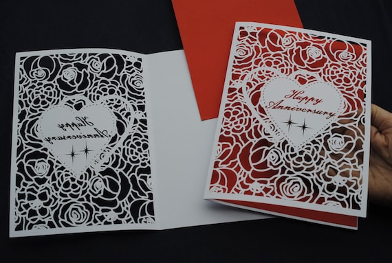 Download Happy Anniversary Happy Birthday Greeting Card Blank Svg Etsy