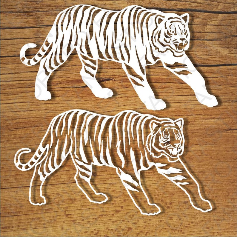 Download Tigers SVG files for Silhouette Cameo and Cricut. Tigers | Etsy