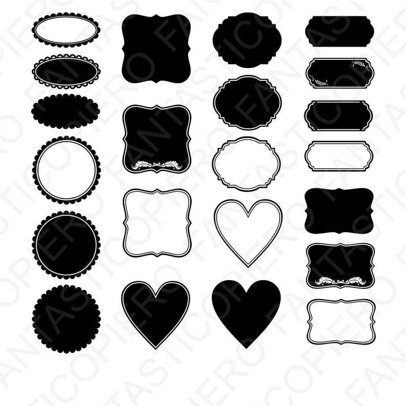 Download Etiqueta archivos SVG para Silhouette Cameo y Cricut. | Etsy
