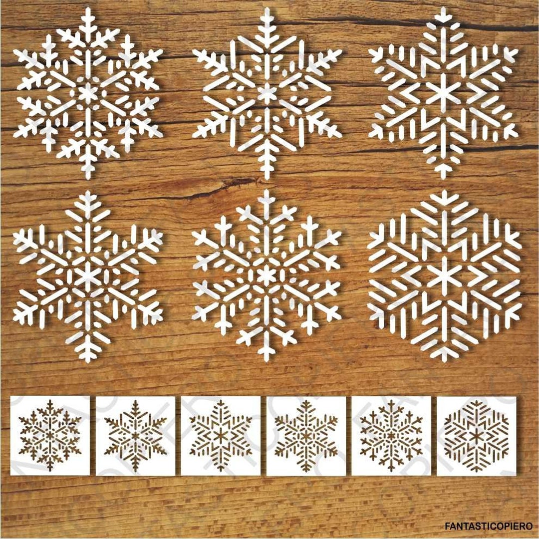 Snowflakes and Stencils SVG Files for Silhouette Cameo and Cricut ...