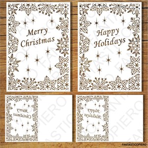 Merry Christmas, Greeting Card SVG files for Silhouette Cameo and Cricut.