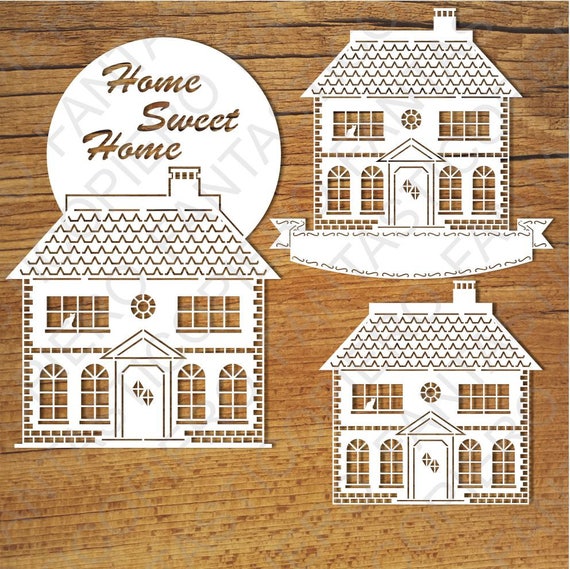 Download Home Sweet Home 3 Svg Files For Silhouette Cameo And Cricut Etsy