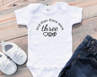 Custom Baby Announcement Bodysuit Single Mom, Single Dad New Baby, Baby Bodysuit Single Parent, Dog Parent New Baby, Dog Sibling Bodysuit