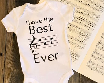 Cute Musical Note Tbjrk09-9 Short Sleeve Cotton Bodysuit for Baby Boys and Girls Violin Crawler Cute Musical Note Tbjrk09-9 Short Sleeve Cotton Bodysuit for Baby Boys and Girls Violin Crawler