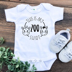 Zoo Shirt Baby Bodysuit or Toddler T-shirt | Baby Bodysuit | First Zoo Visit | Trip to the Zoo | Child&#39;s Zoo Shirt | Baby Clothes