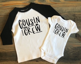 Cousin Crew Baby Bodysuit, Toddler Shirt, Cousins Baby Bodysuit, Baby Shower Gift, New Baby, Baby Clothes, New Cousins, Cousin Shirts