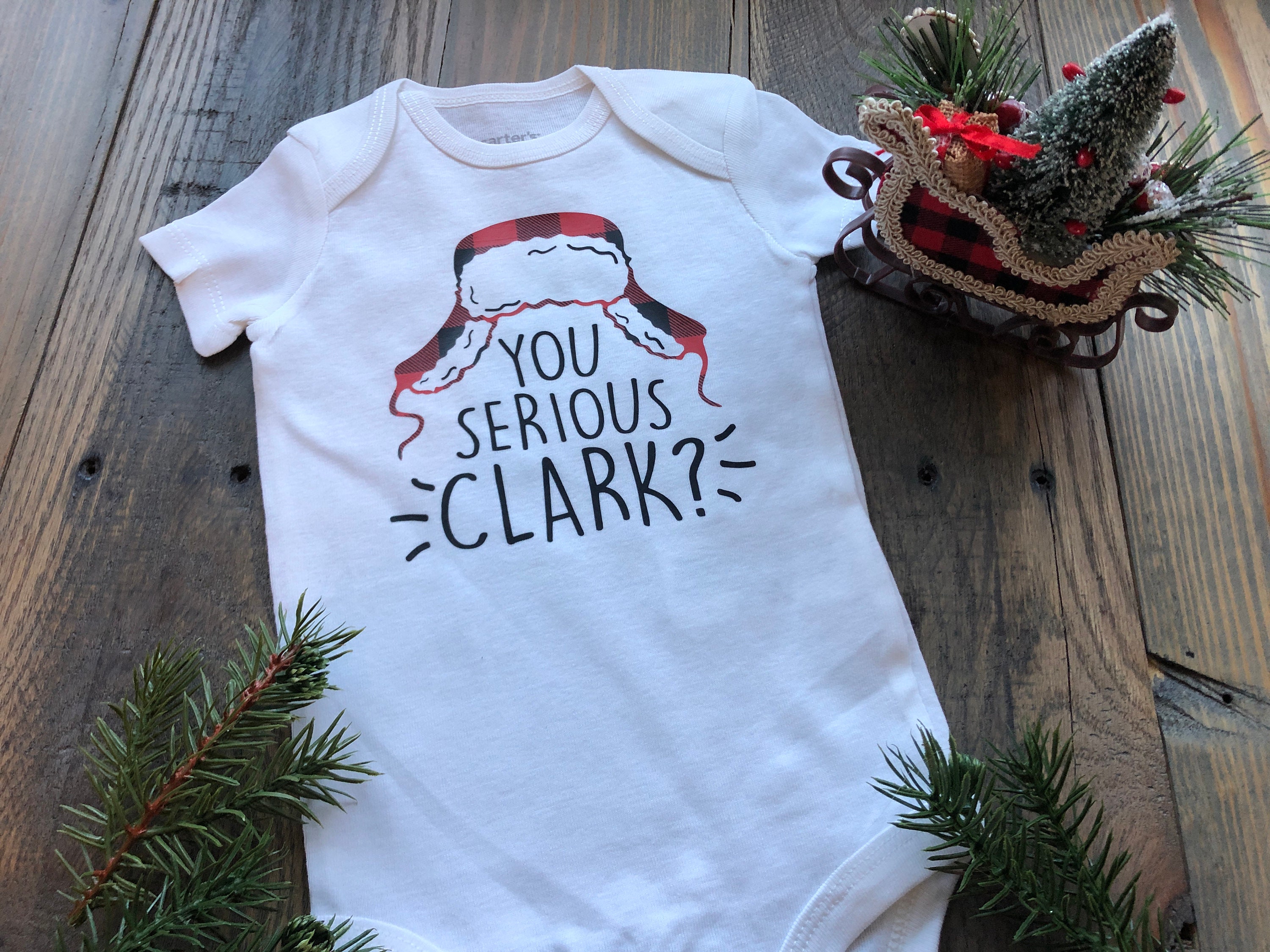 Clark Family Gatherin New You Serious Unisex Baby Long Sleeve Baby Body Suit and Toddler T-shirts for Thanksgiving and Christmas party