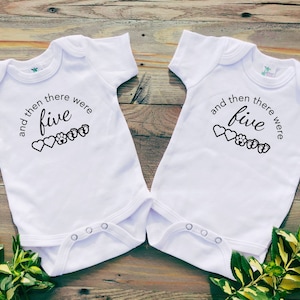 Twin Pregnancy Announcement Baby Bodysuits, Dog Sibling for Twins, Baby Shower Gift for Twins, Twins Pregnancy Reveal, Dog Mom Baby Bodysuit