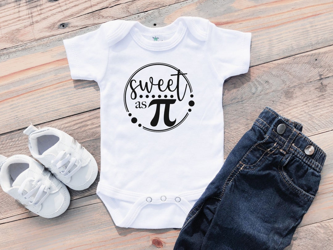 Sweet as Pi Baby Bodysuit, Math Toddler Shirt, Pi Day Baby Clothes ...