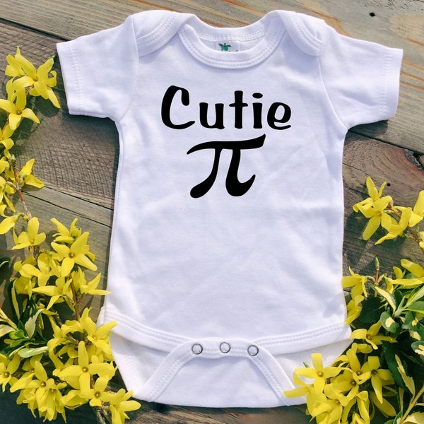 Cutie Pi Math Baby Bodysuit, Toddler Shirt Math, New Baby Gift Math, Math Teacher Baby Gift, Cute Math Shirt, Pi Day Baby Shirt, Kids Math