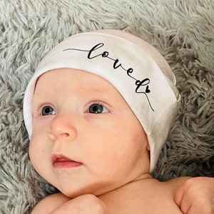 Baby Hat Knotted Baby Beanie with Knot Newborn Hat Baby Girl Gift Baby Boy Gift Baby Shower Gift Newborn Photo Shoot Hat Coming Home Outfit