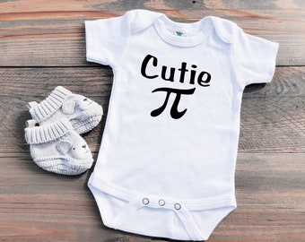 Cutie Pi Baby Bodysuit Math Toddler T Shirt Pi Day Baby Clothes Cute Math Baby Shirt Math Teacher Baby Gift Science Teacher Baby Gift