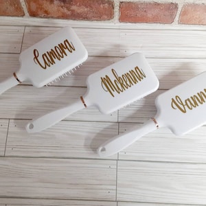 Personalized brushes-  Cheer team brushes- party favors- Cheer team gifts- gifts for her- Custom brushes, gifts, personalized gifts
