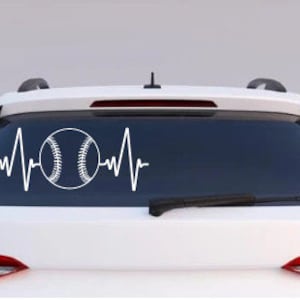 baseball decal- lap top decal- stickers- car bumper sticker- baseball- team stickers- car stickers- decals- decals for cars- lap top sticker
