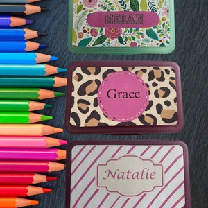 personalized crayon box- personalized pencil box- personalized back to school crayon box- personalized kids pencil box- pencil box