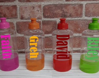 Personalized cups- kids cups- snack cup- pop up spout cups- fun cups- travel cups- reusable cups- kids water bottles-kids snack cups