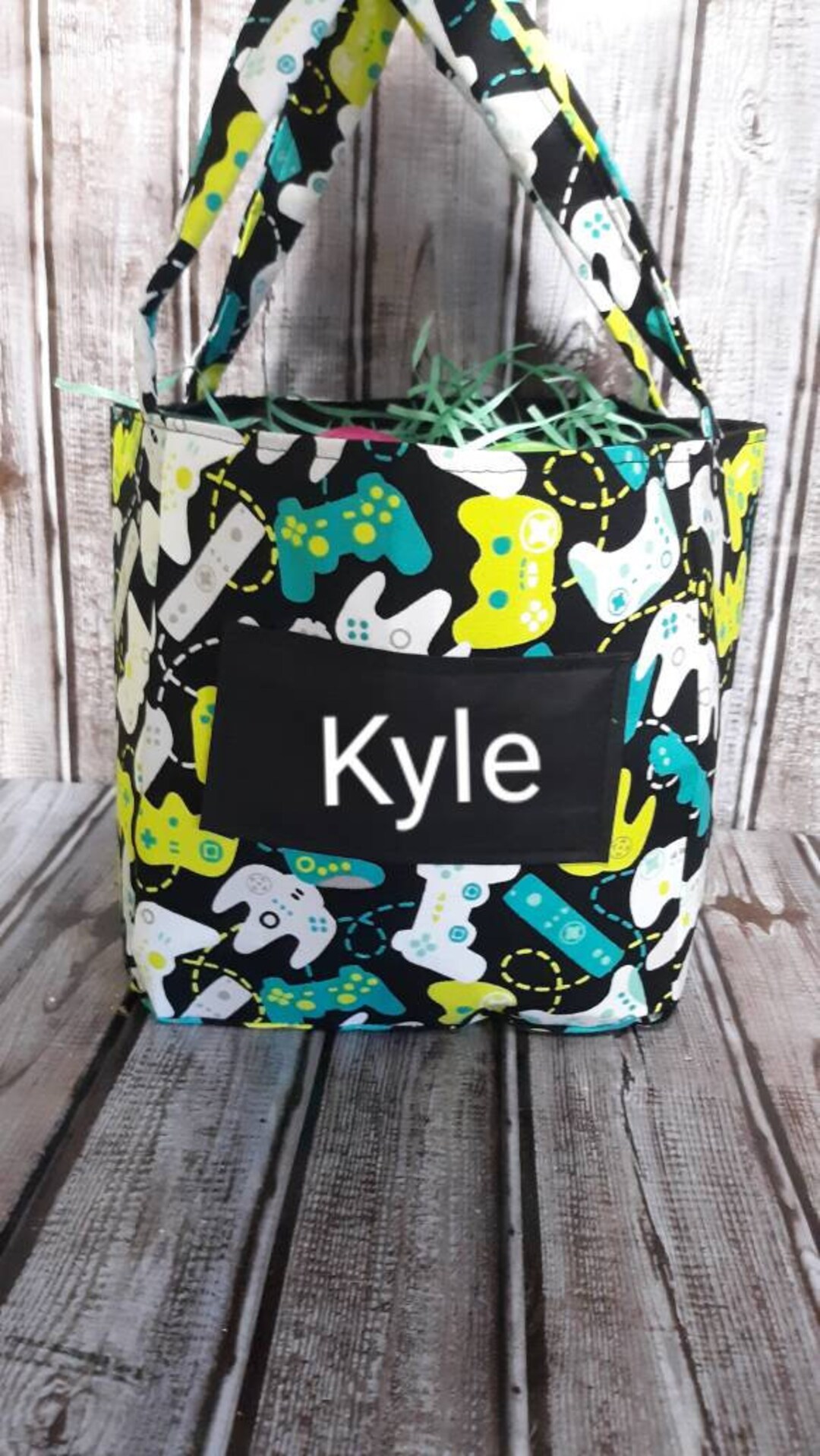 Gamer Easter Baskets, Easter Bunny, Personalized Easter Baskets, Easter ...