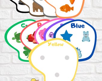Printable color worksheets- digital color worksheets- printable learning color games- Printable games- printable learning my colors