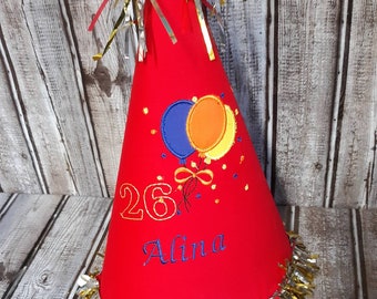 Gepersonaliseerde verjaardagshoedjes voor volwassenen, verjaardagshoedjes, mutsen, gepersonaliseerde feestmutsen, gepersonaliseerde mutsen, gepersonaliseerde feestmutsen