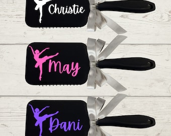 Peronalized  dance brushes- cheer gifts- team gifts- dance brushes- dance brushes- dance gifts- personalized dance brushes