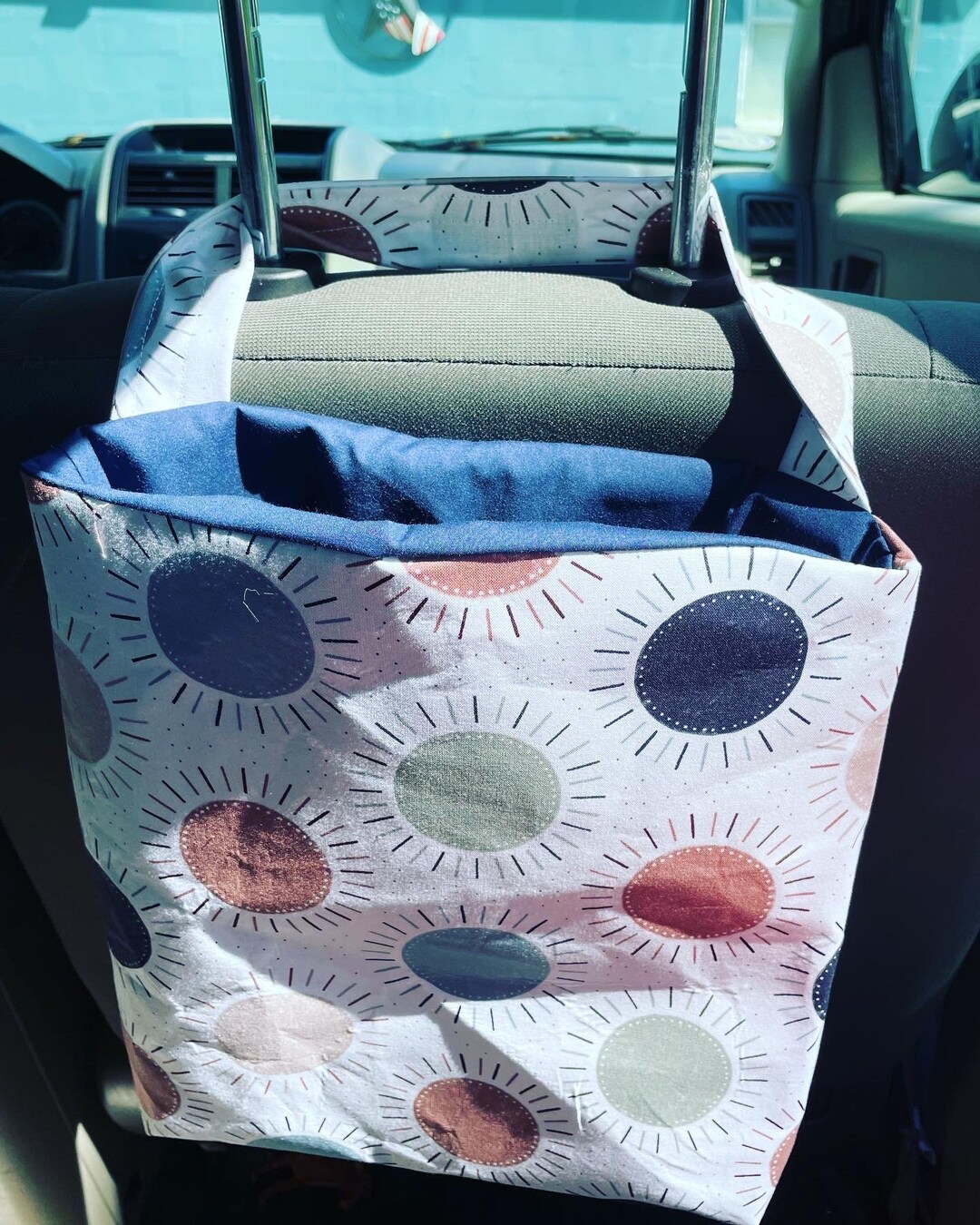 Car Trash Bag Over the Seat Reusable Car Trash Bag Car Accessories Car