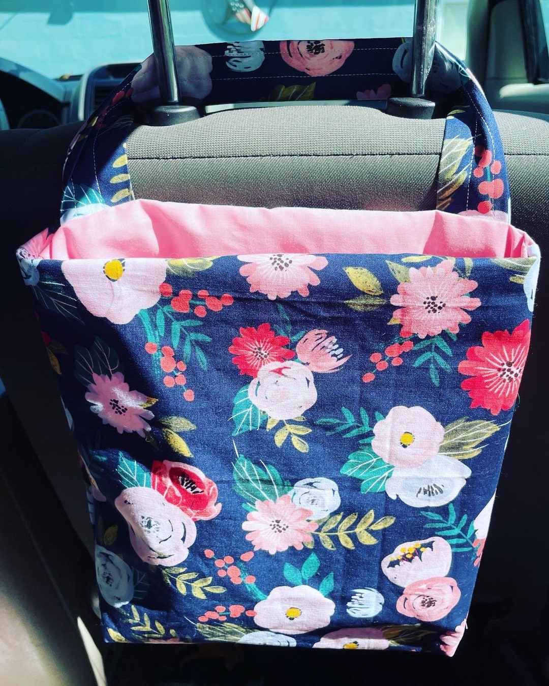 Car Trash Bag Over the Seat Reusable Car Trash Bag Car Accessories Car