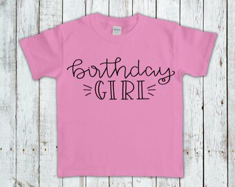 Birthday Girl shirt. Pink Birthday girl shirt, Birthday shirts. girls shirts, Birthday party,