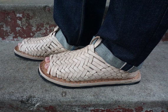 PETATILLO SIMPLE RUSTICO  mexican sandals huarach… - image 6
