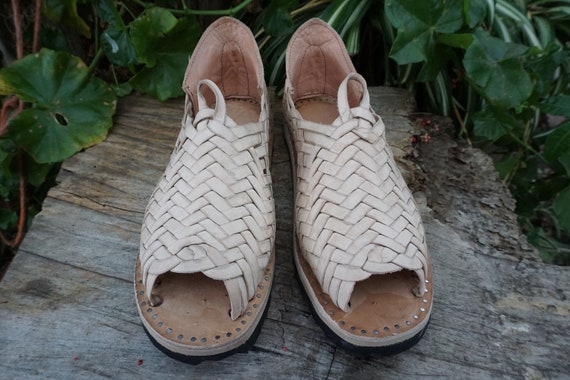 PETATILLO SIMPLE RUSTICO  mexican sandals huarach… - image 7
