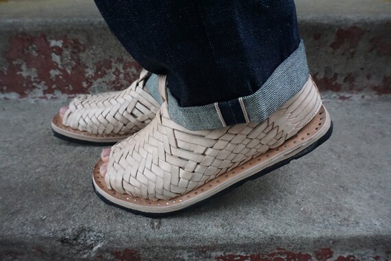 PETATILLO SIMPLE RUSTICO  mexican sandals huarach… - image 9