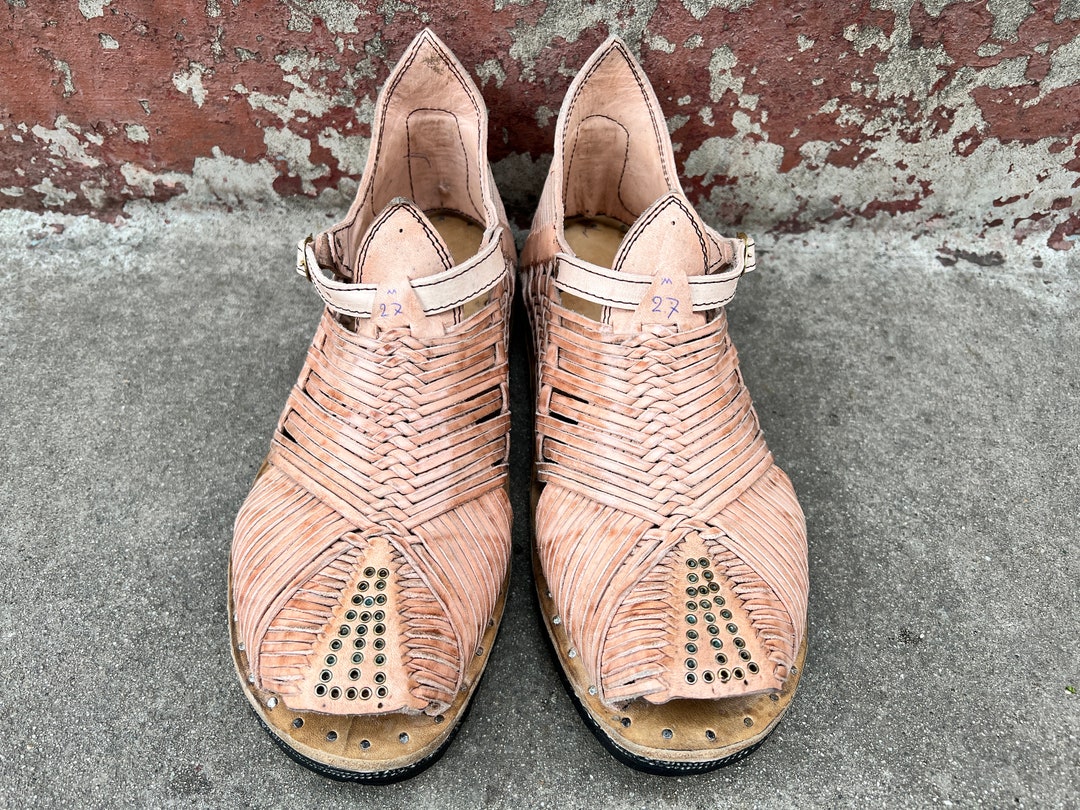 本革草履tomato TAMAZULA FINITO Natural Sr Solano ''acme'' Mexican Sandals Men's