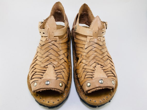 THE PETATILLO VINTAGE OILED mexican sandals men's huaraches mexicanos ACME 