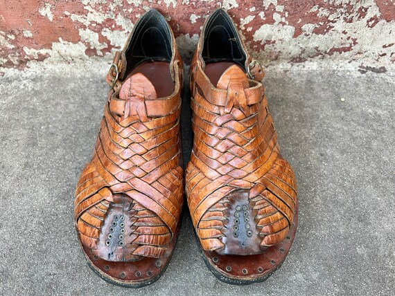 vintage huarache sandals